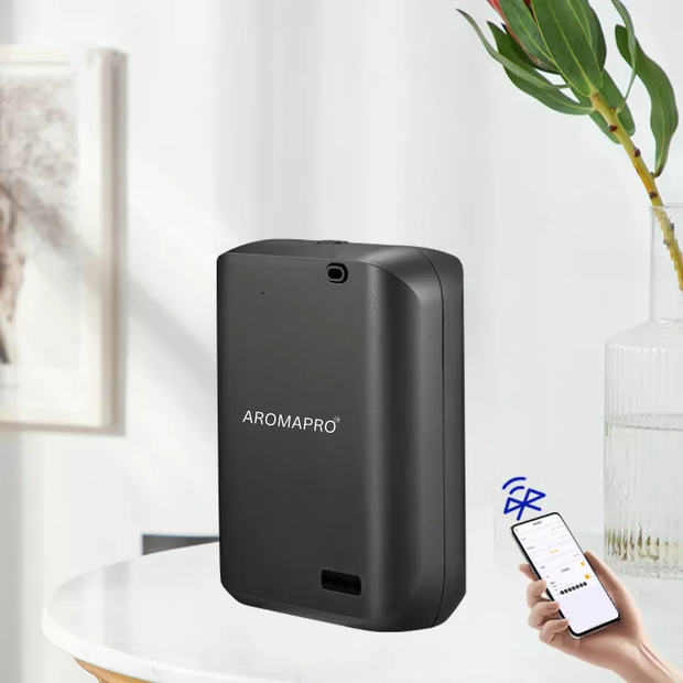 AROMAPRO X60 Oil Diffuser – Works with Bluetooth & App (Coverage 200 square feet Oil Consumption 1.5mL)