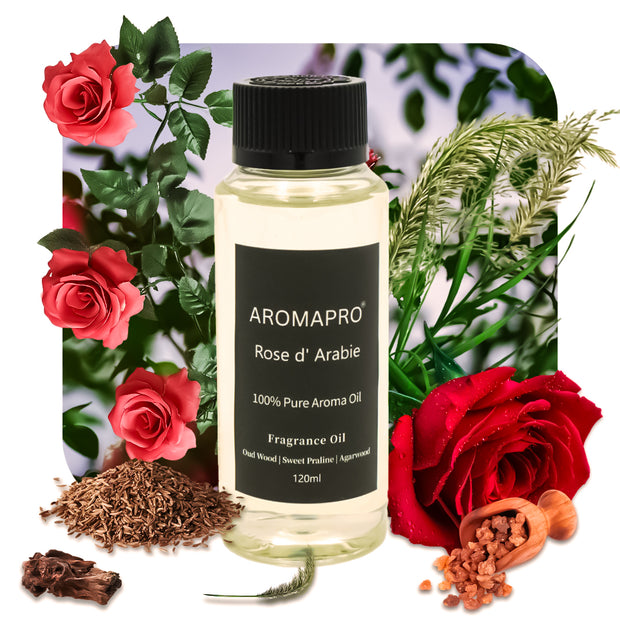AROMAPRO 120ml Rose d Arabie (Inspired by Fairmont Hotels)